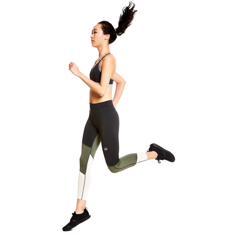 Janji Uganda Deviation Crop Leggings Kibira Olive